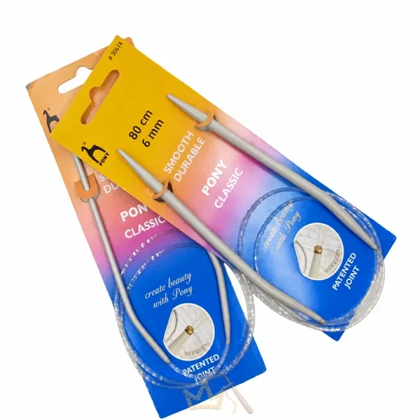 Pony circular knitting needles 80cm
